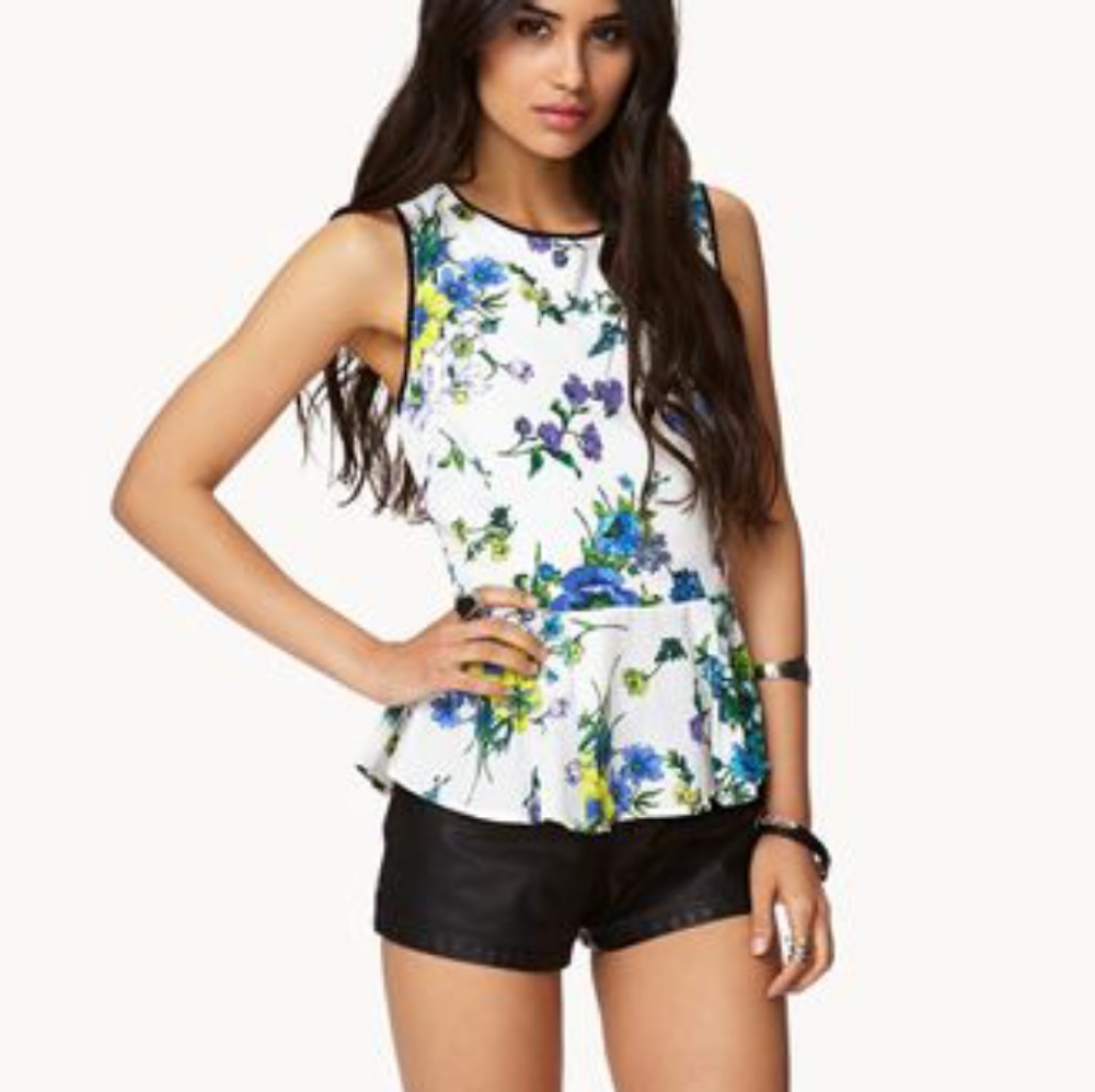 Forever 21 Peplum Top